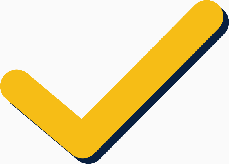 Yellow checkmark icon