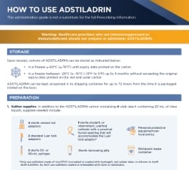 Instillation of ADSTILADRIN - Instructions for Use Downloadable Guide